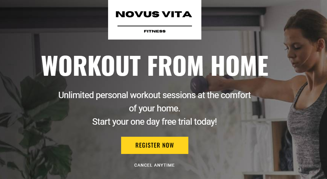 Workout From Home with NovusVita Fitness in 2024